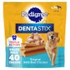 Pedigree Dentastix Large Dog Treats, Original Flavor with Real Chicken, 2.08 lb. Bag (40 Treats Total) view 1