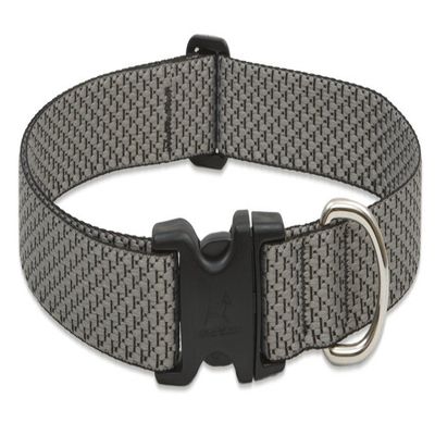 LupinePet Eco 1" Granite 16-28" Adjustable Collar for Large Dogs