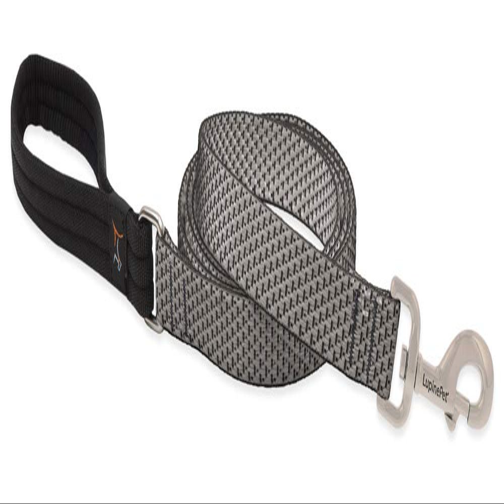 LupinePet Eco 1" Granite 6-foot Padded Handle Leash for Medium and Larger Dogs