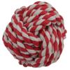 Amazing Pet Products Rope Dog Toy, 3.75-Inch Rope Ball, Red view 1