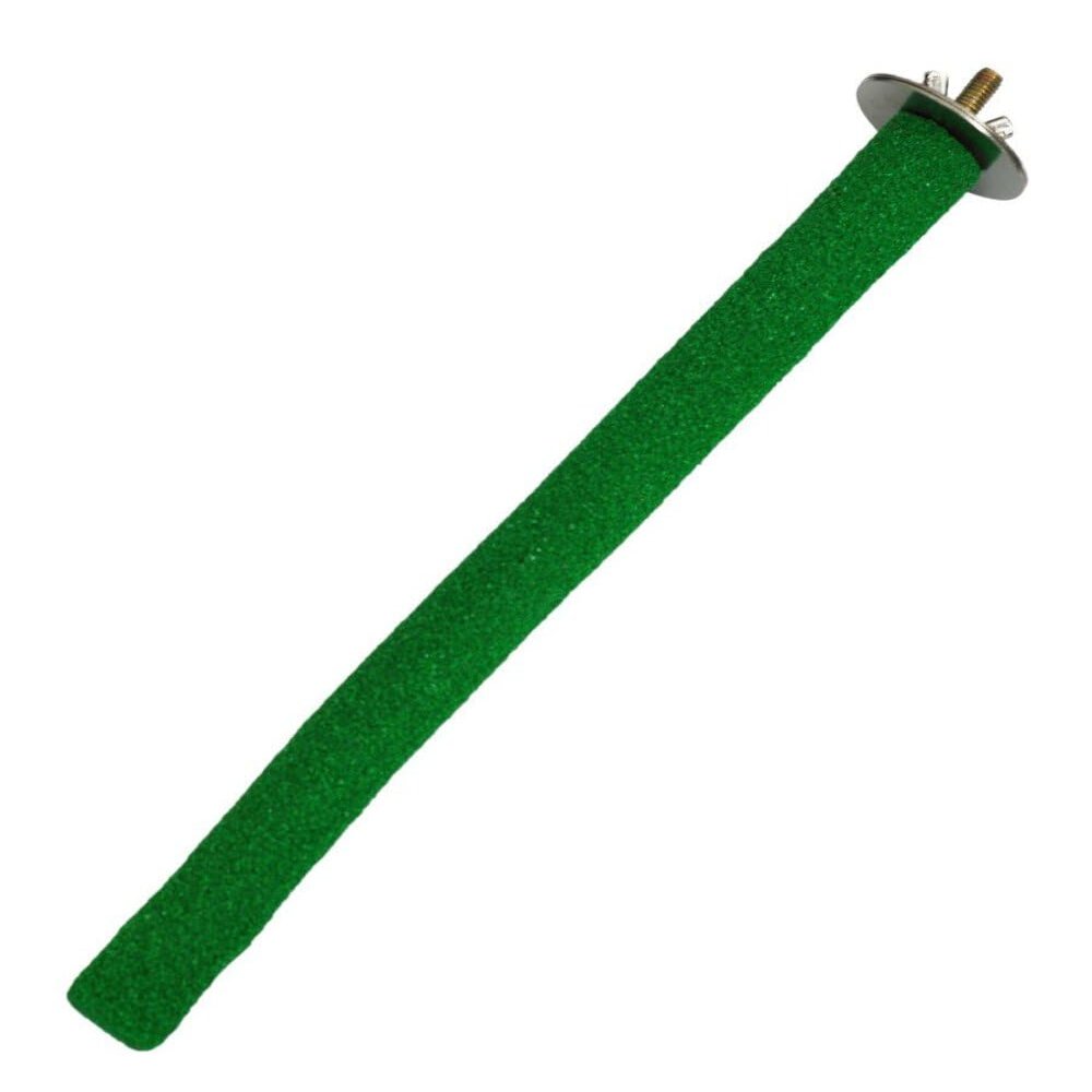 A&E Cage Company 1" x 10" Sand Covered Perch - Medium Sandstone