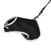 TRIXIE Pet Products 41895 1.20 m Soft Harness with Leash for Cats-XL, Black, 36-54cm view 2