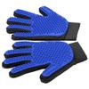 Upgrade Efficient Pet Hair Remover Gloves - Gentle Shedding Brushes for Dogs, Cats & Horses with Long and Short Hair - 1 Pair (Blue) view 1