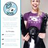 Dog is Good Unisex "Never Hike Alone" T-Shirts Blue Large view 2