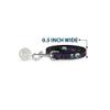 Buckle-Down Pet Leash - Joker Face/Logo/Spades Black/Green/Purple - 4 Feet Long - 1" Wide view 4