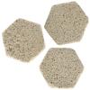 Brightwell Aquatics HeXiDiscs - Hexagonal Coral Frag Mounts for Marine Aquariums, Encourages Bacteria and Nutrient Growth, 50 Count view 1