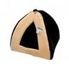 Pet House Indoor is a Perfect Getaway Haven for Little Pets - Front to Rear 16" x Left to Right 16" x Centre Point To Innertop 14.5" Small Dogs and Cats Can Relax in Warm Dome - Removable Cushion for Cleaning view 2