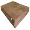 Dog Bed Replacement Cover: 40''x35''x4'' Zippered Microsuede Latte Brown Duvet, Machine Washable and Anti Slip Bottom view 1