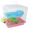 YML H157PK dwarf hamster, mice cage travel cage with accessories, Pink view 1