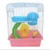 YML Travel Mice Dwarf Hamster Cage with Accessories, Small, Pink view 1
