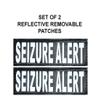 Doggie Stylz Set of 2 Reflective Seizure Alert Removable Patches with Hook Backing for Working Dog Harnesses & Vests. Durable and Interchangeable - Comes in 3 Sizes Small, Medium and Large view 2