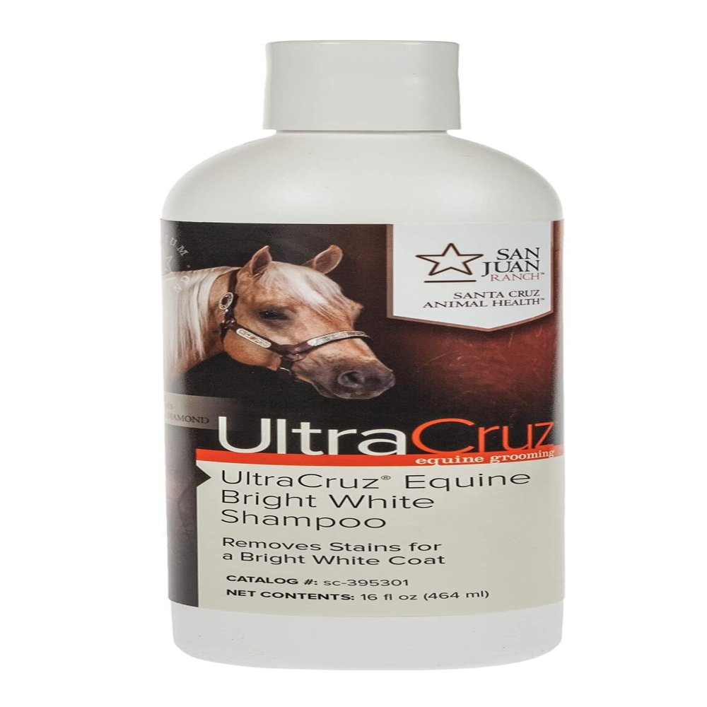 UltraCruz - sc-395301 Equine Bright White Horse Shampoo, 16 oz,Purple