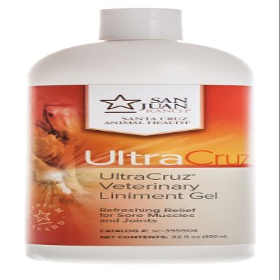 UltraCruz Veterinary Liniment Gel for Horses, 32 oz