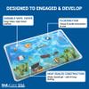 Skil-Care Gel Aquarium Sensory Pad with Floating Fish, 19" x 12", Visual Tracking and Sensory Input Pad for Therapy, Classroom and Autism Support, 912422 view 3
