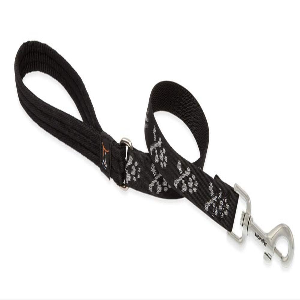 LupinePet Originals 3/4" Bling Bonz 2-Foot Traffic Lead/Leash for Medium and Larger Dogs