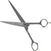 Mars Professional Stainless Steel Curved Scissors Shears, Nickel Finish, 8" Length view 1
