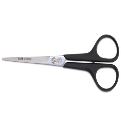 Mars Professional Stainless Steel Hair Grooming Scissors Shears, Nylon Handles, 6" Length