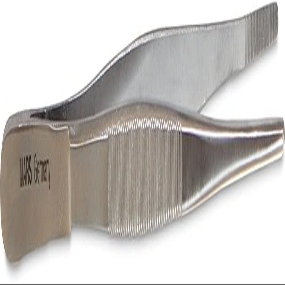 Mars Professional Stainless Steel Anatomical Thumb Tweezers, 6.5" Length