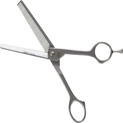 Mars Professional Stainless Steel Grooming Shears, 46 Tooth Blender, Thinning Scissors