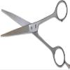 Mars Professional Stainless Steel Curved Scissors Shears, Nickel Finish,7" Length view 2
