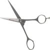 Mars Professional Ergonomic Stainless Steel Hair Cutting Shears with Fingerhook, Microserrated, 6" Length view 1