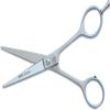 Mars Professional Ergonomic Stainless Steel Hair Cutting Shears with Fingerhook, Microserrated, 6" Length view 4