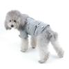 Pet Cat Dog Clothes European Woolen Fur Collar Coat Small Dog Cat Pet Clothes Costume Light Grey M view 3