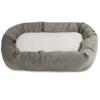 24 inch Vintage Villa Collection Sherpa Bagel Dog Bed view 1