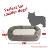 24 inch Vintage Villa Collection Sherpa Bagel Dog Bed view 2