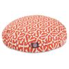 Orange Aruba Medium Round Indoor Outdoor Pet Dog Bed With Removable Washable Cover By Majestic Pet Products view 1