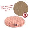 Orange Towers Medium Round Indoor Outdoor Pet Dog Bed With Removable Washable Cover By Majestic Pet Products view 4