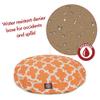 Peach Trellis Medium Round Indoor Outdoor Pet Dog Bed With Removable Washable Cover By Majestic Pet Products view 4