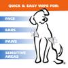 Wahl USA Pet Refresh Lavender Cleaning Wipes for All Dog Breeds - Use on Ears, Nose, Paws, Bottom, & Sensitive Areas - 50 Wipes - 820018A view 4