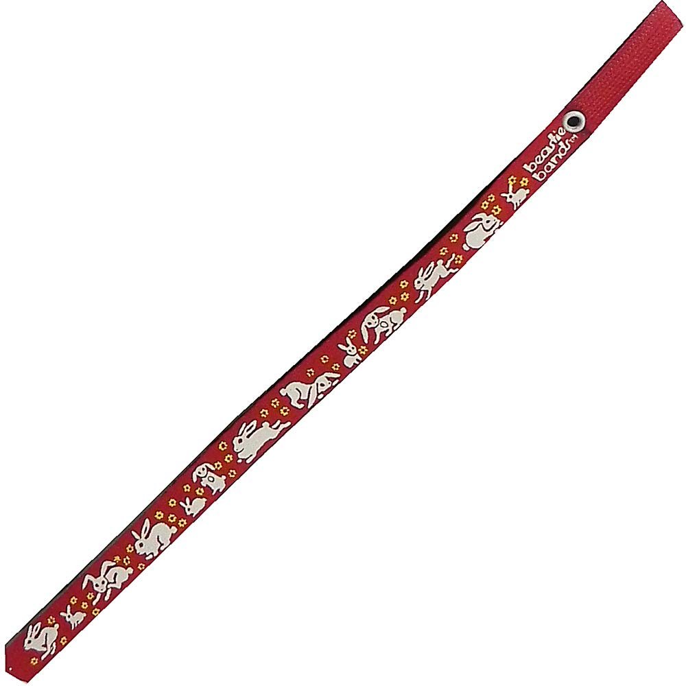 Beastie Bands Cat Collar, Bunnies and Flowers (Color Will Vary)
