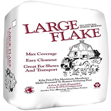 American Wood 25504 Fibers Flake Large Shaved Wood Bedding (Pack of 40)