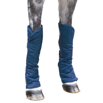 Shires Equestrian Travel Sure Economy Horse Travelling Boots - Navy (Small)