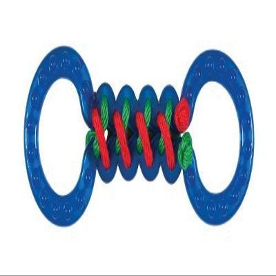 Chomper Assorted Braided Rope & TPR Double Tug TPR Braided Double Dog Toy Large
