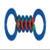 Chomper Assorted Braided Rope & TPR Double Tug TPR Braided Double Dog Toy Large view 1