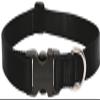 Lupine Collars & Leads 27553 1" X 16"-28" Adjustable Black Collar For Medium & Large Dogs view 1