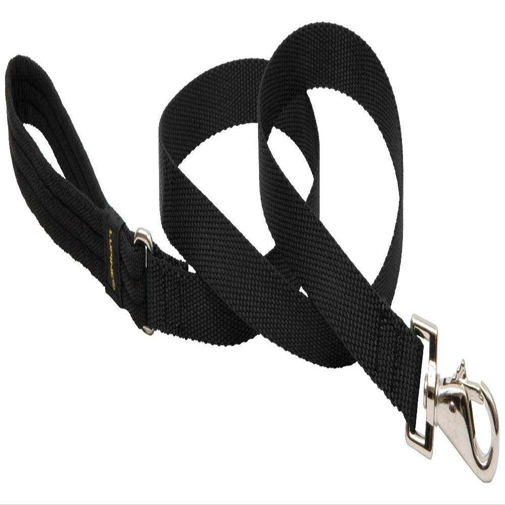Lupine Collars & Leads 27509 3/4" X 6' Black Dog Lead