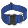 Lupine Pet Basic Solids Blue Blue Nylon Dog Adjustable Collar view 1