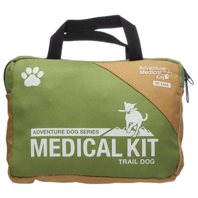 Adventure Medical Kits Trail Dog Medical Kit - Pet First Aid Kit with Dressings, Bandages, Instruction Manual & Tools - Lightweight, Compact Dog Safety Pack