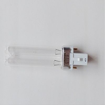 Marine Color 7 Watt Replacement Lamp Bulb for Sunsun CUP-807 JUP-21 Aquarium Pond Filter 2 Pin Base Replacement Tube Fish Tank Filter Lighting Accessory