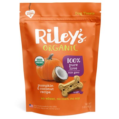 Riley'S Organics Pumpkin & Coconut Recipe Dog Treats