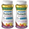 Probiotic Gummies by Nature's Bounty, Dietary Supplement, For Digestive Health, Natural Fruit Flavors, 2 Pack, 120 Gummies view 1