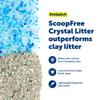 PetSafe Disposable Litter Box with Litter - Collapsible, No-Mess Box with Reliable, Leak-Proof Protection & Superior Odor Control - Includes 4.3 lb Bag Crystal Pebbles & 8 Disposable Scoops view 4